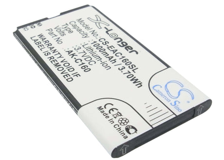 Battery For Emporia Eco, C160, C160-001 3.7v, 1000mah - 3.70wh Mobile, SmartPhone Cameron Sino Technology Limited   