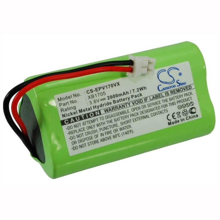 Battery For Euro Pro Shark V1705, Shark V1705i 3.6v, 2000mah - 7.20wh Vacuum Cameron Sino Technology Limited   