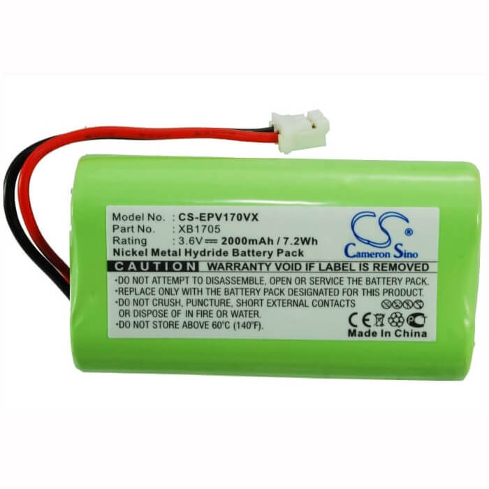 Battery For Euro Pro Shark V1705, Shark V1705i 3.6v, 2000mah - 7.20wh Vacuum Cameron Sino Technology Limited   