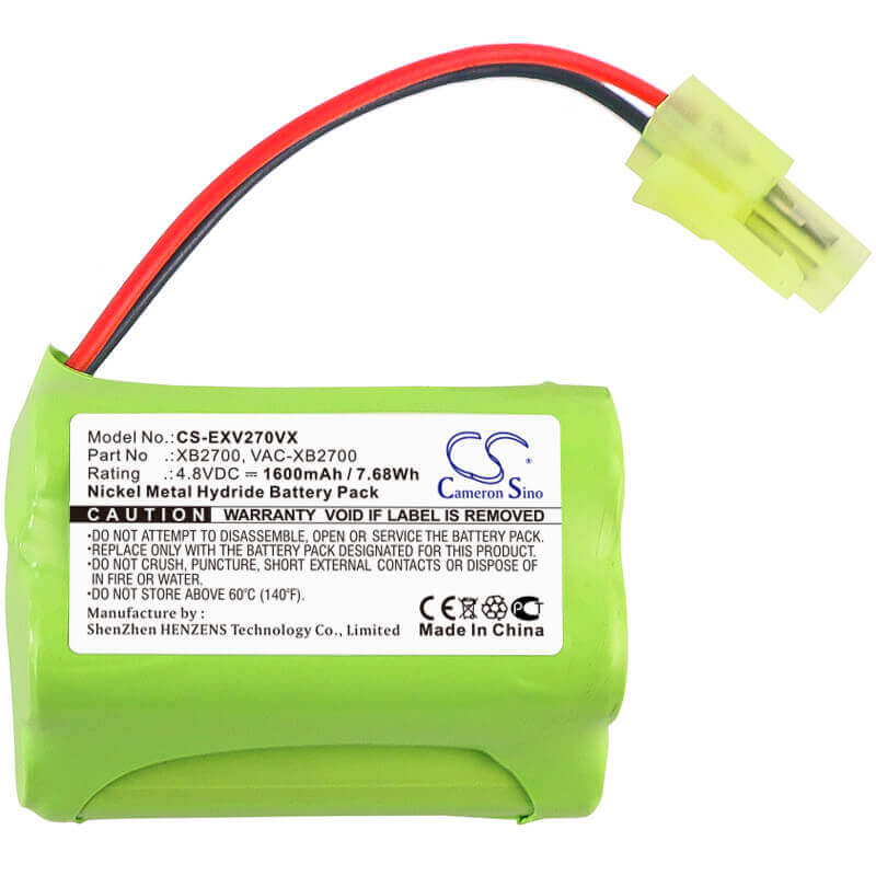 Battery For Euro-pro, Shark Xb2700, V2700z 4.8v, 1600mah - 50.40wh Vacuum Cameron Sino Technology Limited   