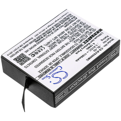 Battery For Ezviz, S5 Plus, S5 Plus Sports 3.8v, 1100mah - 4.18wh Camera Cameron Sino Technology Limited   