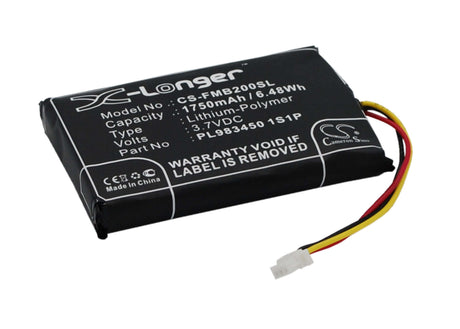 Battery For Falcom Mambo 2 3.7v, 1750mah - 6.48wh GPS, Navigator Cameron Sino Technology Limited   