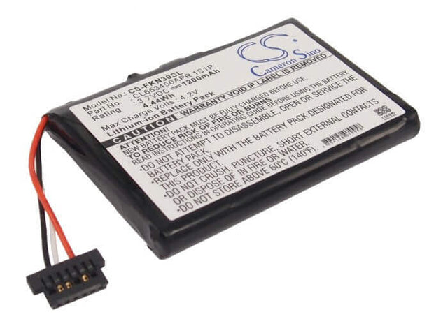 Battery For Falk E30, E60, N120 3.7v, 1200mah - 4.44wh GPS, Navigator Cameron Sino Technology Limited   