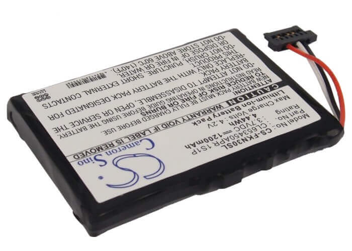 Battery For Falk E30, E60, N120 3.7v, 1200mah - 4.44wh GPS, Navigator Cameron Sino Technology Limited   