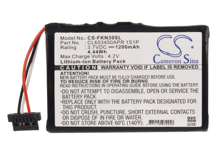 Battery For Falk E30, E60, N120 3.7v, 1200mah - 4.44wh GPS, Navigator Cameron Sino Technology Limited   