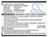 Battery For Fengyu L519, L519c, L529c 3.8v, 2100mah - 7.98wh Hotspot Cameron Sino Technology Limited   