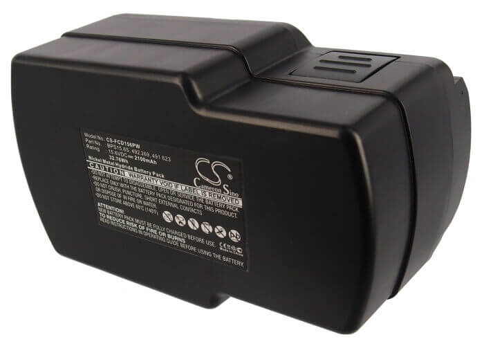 Battery For Festool Ps 400, T15+3, Tdk15.6 15.6vv, 2100mah - 32.76wh Power Tools Cameron Sino Technology Limited (Power Tools)   