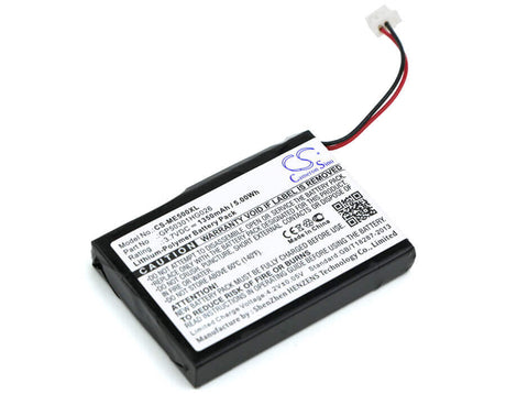 Battery For Firedoggolf Xl2300 3.7v, 1350mah - 5.00wh GPS, Navigator Cameron Sino Technology Limited   