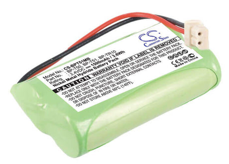 Battery For Fisher, M6163 2.4v, 1500mah - 3.60wh Batteries for Electronics Cameron Sino Technology Limited   