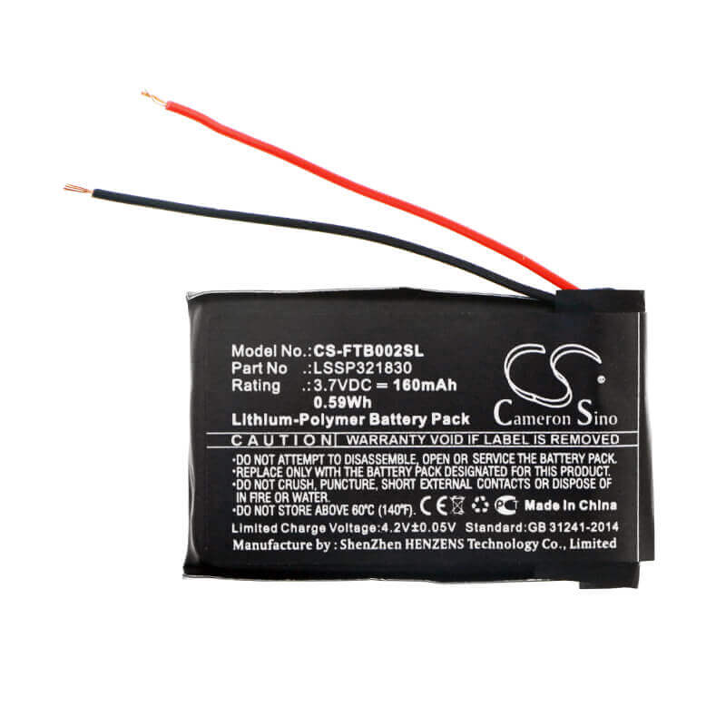 Battery For Fitbit, Blaze, Fb502 3.7v, 160mah - 0.59wh Batteries for Electronics Cameron Sino Technology Limited   