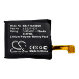 Battery For Fitbit, Charge, 3, Fb409 3.85v, 70mah - 0.27wh Batteries for Electronics Cameron Sino Technology Limited   