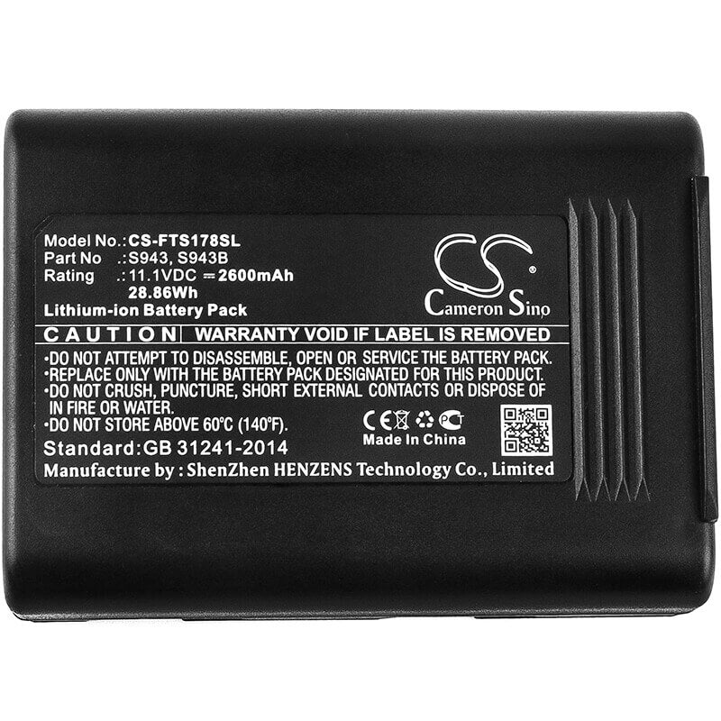 Battery For Fitel S121a, S121m4, S122a 11.1v, 2600mah - 28.86wh Equipment, Survey, Test Cameron Sino Technology Limited   