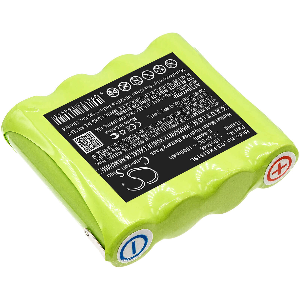 Battery For Fluke, E1515w 4.8v, 1800mah - 8.64wh Batteries for Electronics Cameron Sino Technology Limited   