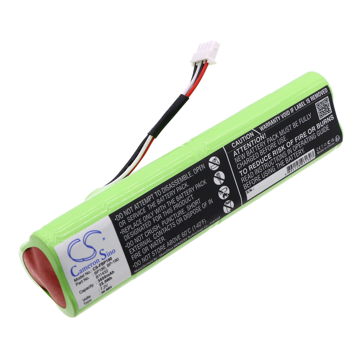 Battery For Fluke Scopemeter 192, 7.2v, 3600mah - 25.92wh Equipment, Survey, Test Cameron Sino Technology Limited   