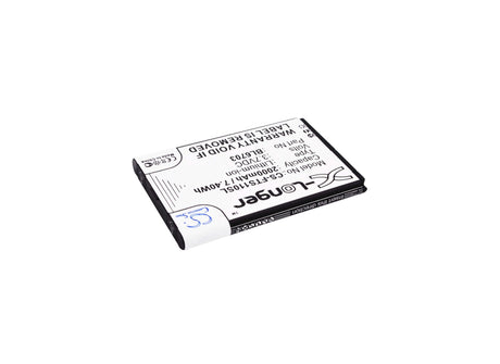 Battery For Fly Ts110 3.7v, 2000mah - 7.40wh Mobile, SmartPhone Cameron Sino Technology Limited   