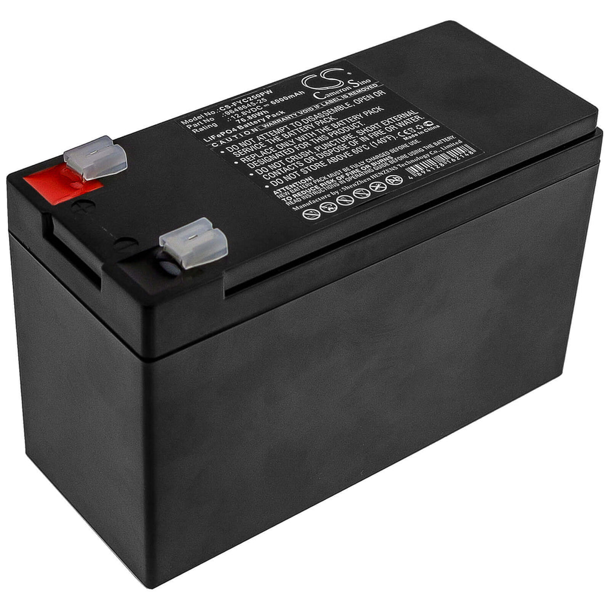 Battery For Flymo, Contour Powerplus Cordless Cct250, Contour Powerplus Cordless Cct250 (9648645-25) 12.8v, 6000mah - 76.80wh Lawn Mowers Cameron Sino Technology Limited   