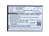 Battery For Franklin Wireless R722 3.7v, 1700mah - 6.29wh Hotspot Cameron Sino Technology Limited   