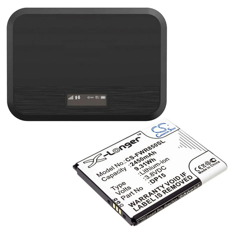 Battery For Franklin Wireless, R850 3.8v, 2450mah - 9.31wh Hotspot Cameron Sino Technology Limited   