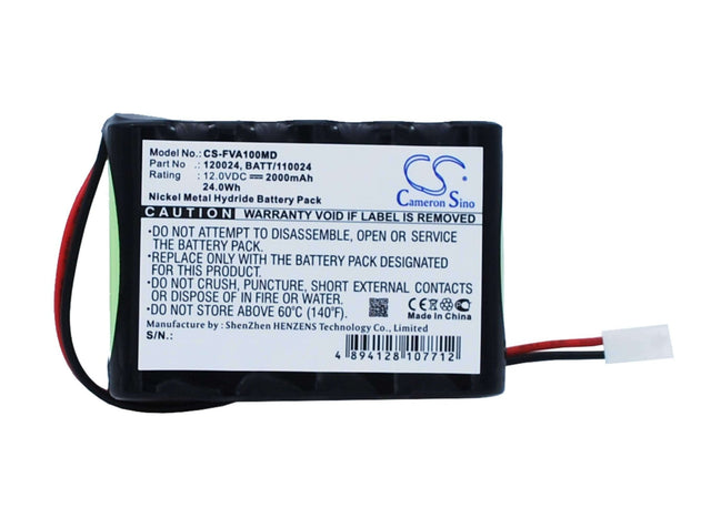 Battery For Fresenius P-200, Vp1000, Vial 12.0v, 2000mah - 24.00wh Medical Cameron Sino Technology Limited (Medical)   