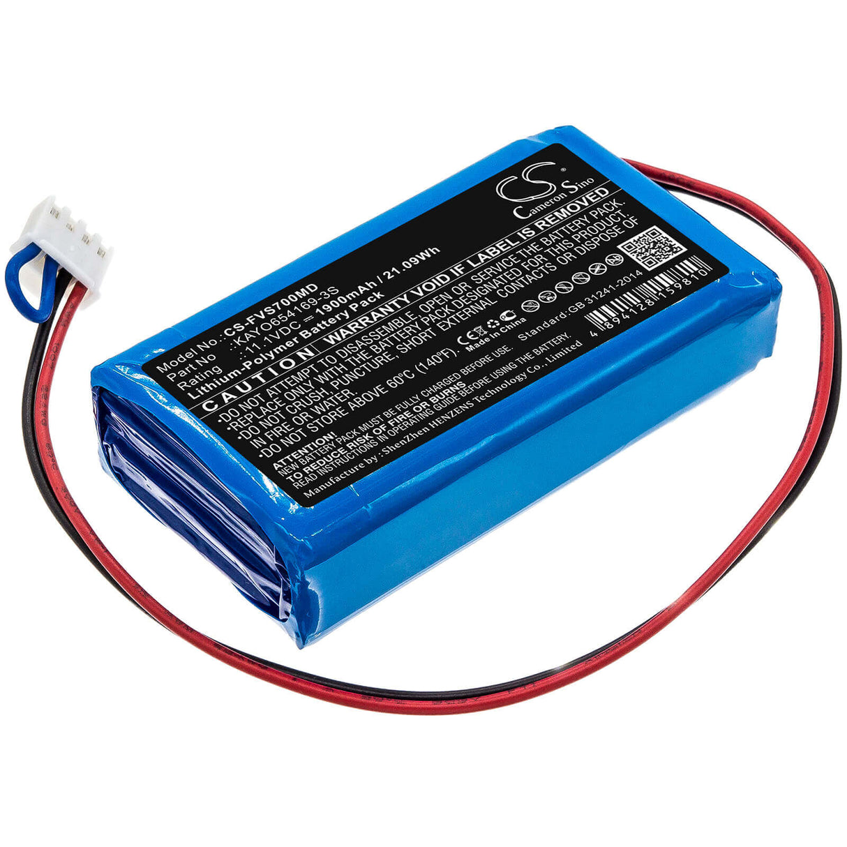 Battery For Fresenius, Sp7, Sp7 Syringe Pumps, Vp7 11.1v, 1900mah - 21.09wh Medical Cameron Sino Technology Limited (Medical)   