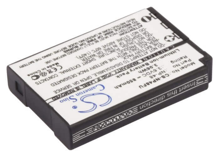 Battery For Fujifilm Xq1 3.6v, 850mah - 3.06wh Camera Cameron Sino Technology Limited   