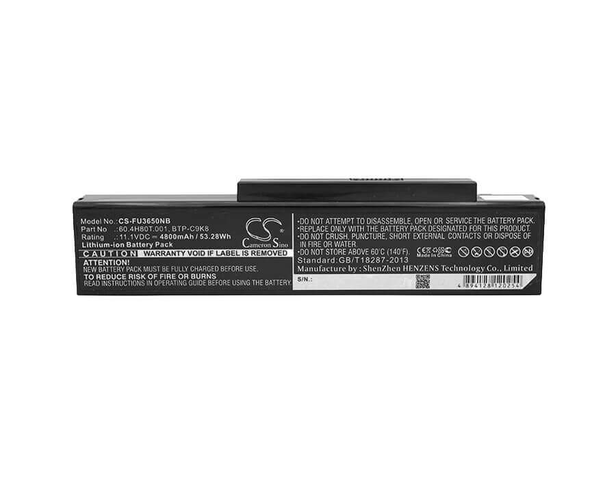 Battery For Fujit'su, Amlio Pa3650, Amlio Sa3650 11.1v, 4800mah - 53.28wh Batteries for Electronics Cameron Sino Technology Limited (Suspended)   