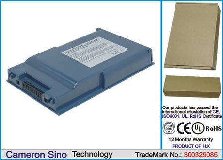 Battery For Fujit'su, Lifebook S2000, Lifebook S2010, Lifebook S2020 10.8v, 4400mah - 47.52wh Notebook, Laptop Cameron Sino Technology Limited (Suspended)   