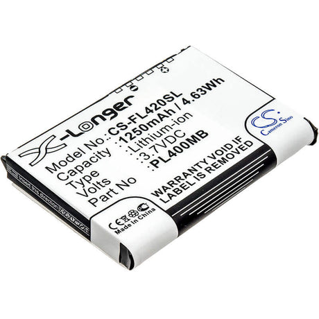 Battery For Fujit'su Loox 400, Loox 410, Loox 420 3.7v, 1250mah - 4.63wh PDA, Pocket PC Cameron Sino Technology Limited   