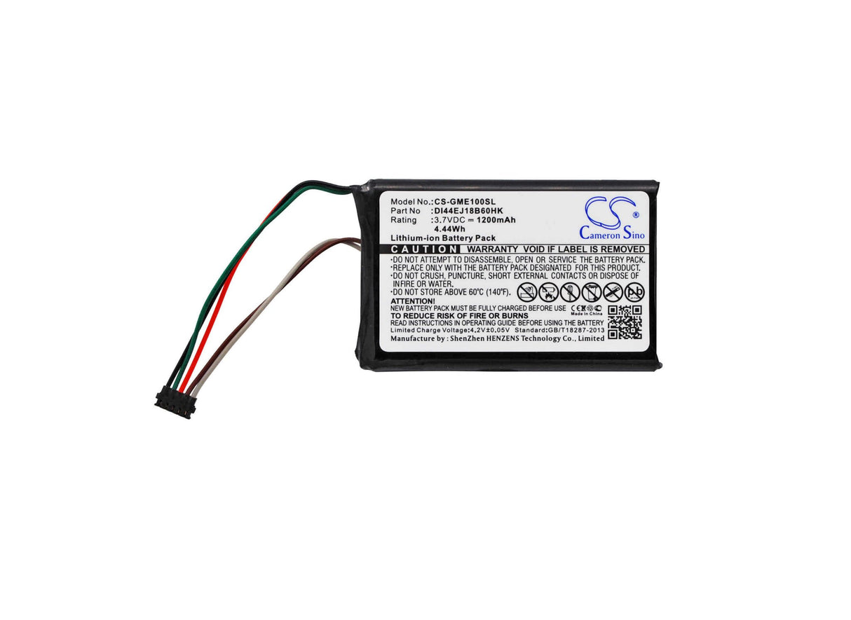 Battery For Garmin 010-01161-00, Edge 1000, 3.7v, 1200mah - 4.44wh GPS, Navigator Cameron Sino Technology Limited   