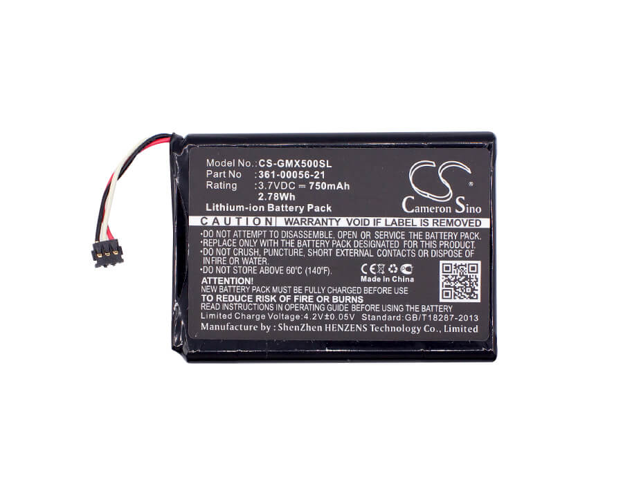 Battery For Garmin, 010-01531-00, Driveluxe 50 Lmthd 3.7v, 750mah - 2.78wh GPS, Navigator Cameron Sino Technology Limited   