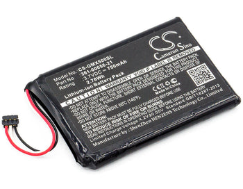 3.7V, Li-ion, 750mAh, GPS battery fits Garmin, 361-00056-21, 010-01531-00, Driveassist 50 Lmt-d, 2.78Wh