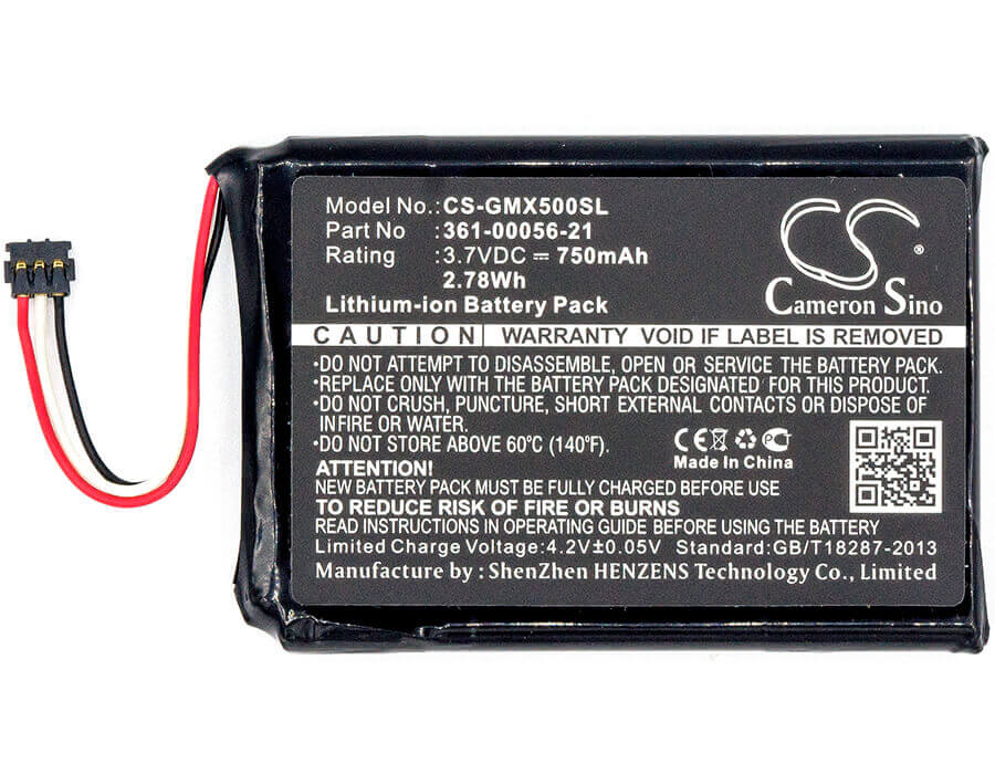 Battery For Garmin, 010-01531-00, Driveluxe 50 Lmthd 3.7v, 750mah - 2.78wh GPS, Navigator Cameron Sino Technology Limited   