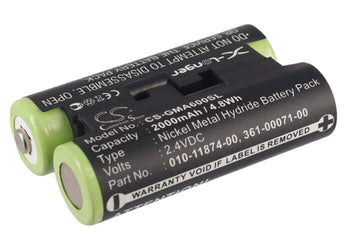2.4V, Ni-MH, 2000mAh, GPS battery fits Garmin, 010-11874-00, 010-01550-00, Astro 430 Handheld, 4.8Wh