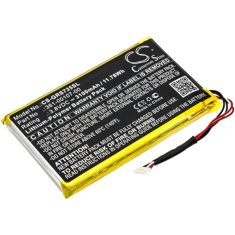 Battery For Garmin, 010-01735-10, Explorer+ 3.8v, 3100mah - 11.78wh GPS, Navigator Cameron Sino Technology Limited   