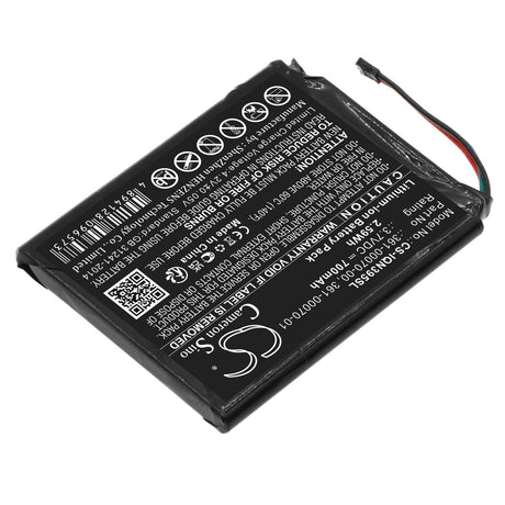 Battery For Garmin, 3597lmt, Nuvi 3597, Nuvi 3597lmthd 3.7v, 700mah - 2.59wh GPS, Navigator Cameron Sino Technology Limited   