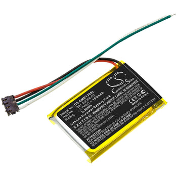 3.7V, Li-Polymer, 150mAh, GPS battery fits Garmin, 361-00086-02, 3la037240, 6es142148, 0.56Wh