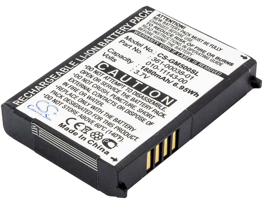 Battery For Garmin, Aera 500, Aera 550, Nuni 550, Nuvi 500, Nuvi 510 3.7v, 1880mah - 6.96wh GPS, Navigator Cameron Sino Technology Limited   