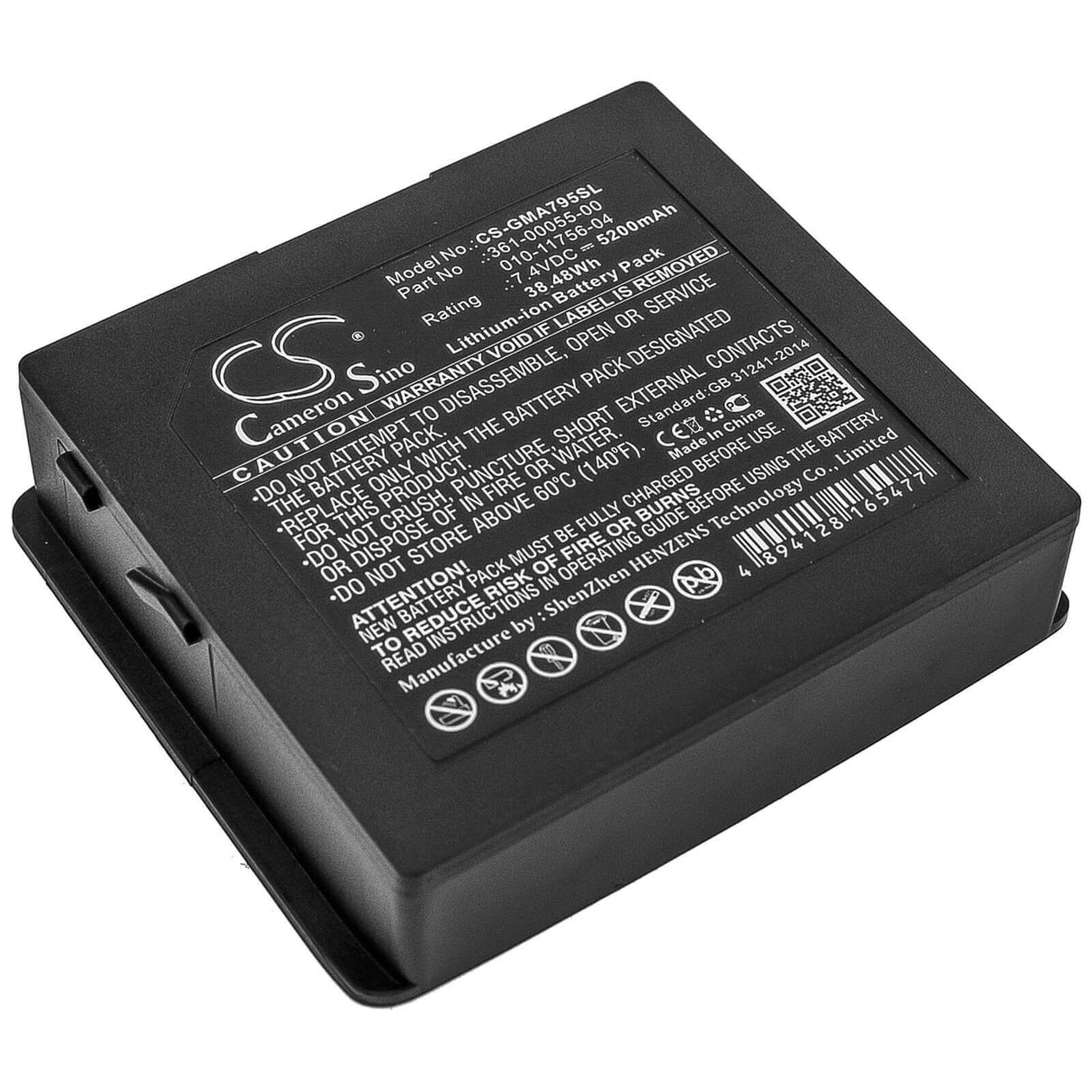 GPS battery For Garmin, Aera 795, Aera 796 7.4v, 5200mah - 38.48wh GPS, Navigator Cameron Sino Technology Limited   