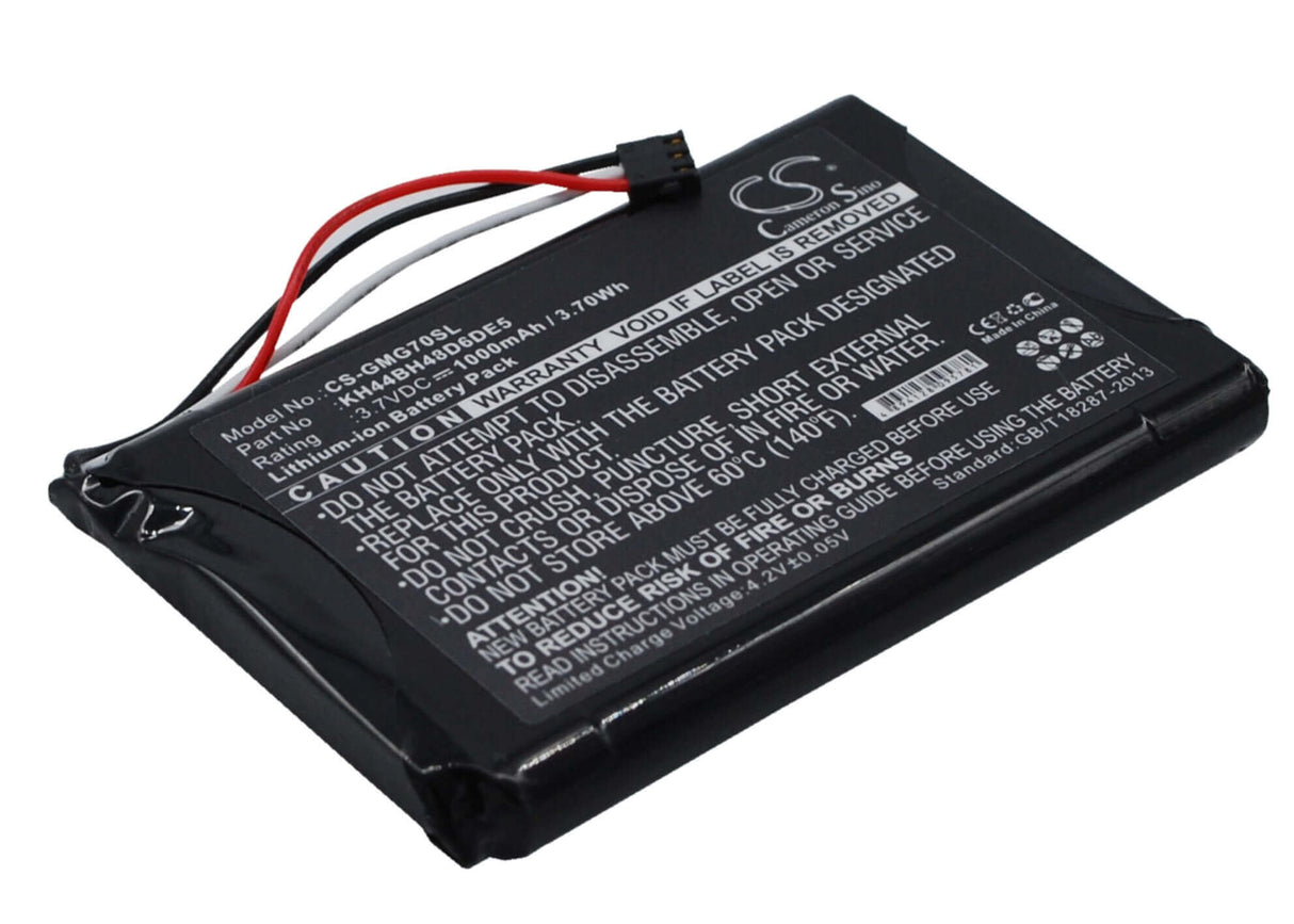 Battery For Garmin Approach G7 3.7v, 1000mah - 3.70wh GPS, Navigator Cameron Sino Technology Limited   