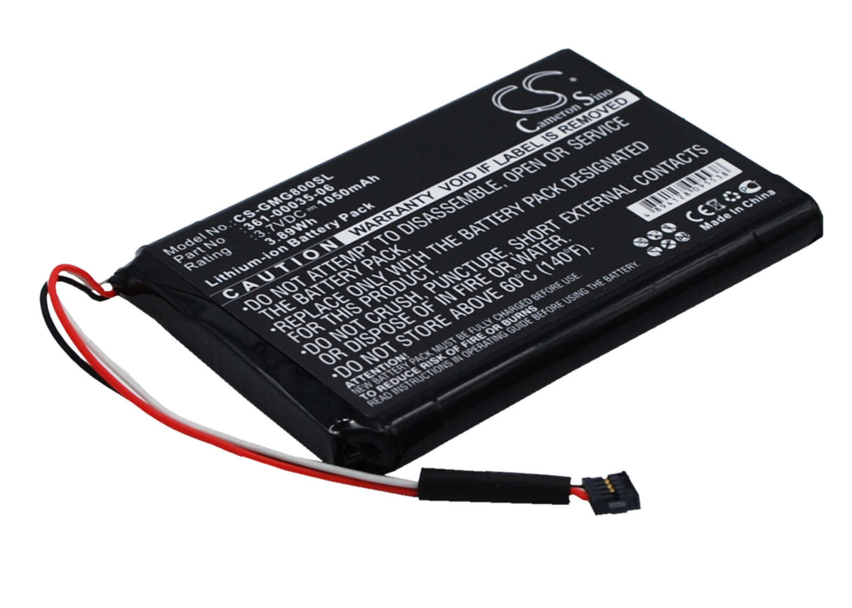 GPS battery For Garmin Approach G8 3.7v, 1050mah - 3.89wh GPS, Navigator Cameron Sino Technology Limited   