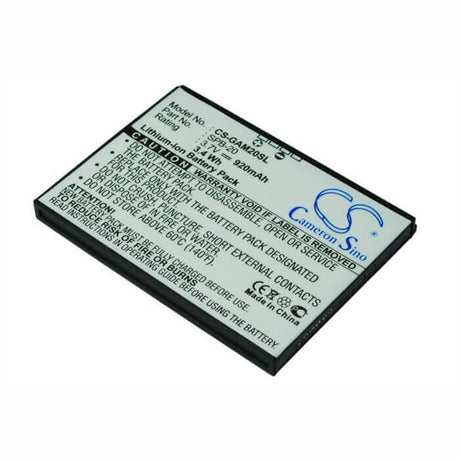 Battery For Garmin-asus Nuvifone M20, Nuvifone M20us 3.7v, 920mah - 3.40wh Mobile, SmartPhone Cameron Sino Technology Limited   