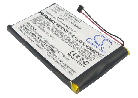 Battery For Garmin Dezl 560lmt, Dezl 560lt, Dezl 650lm 3.7v, 1250mah - 4.63wh GPS, Navigator Cameron Sino Technology Limited   