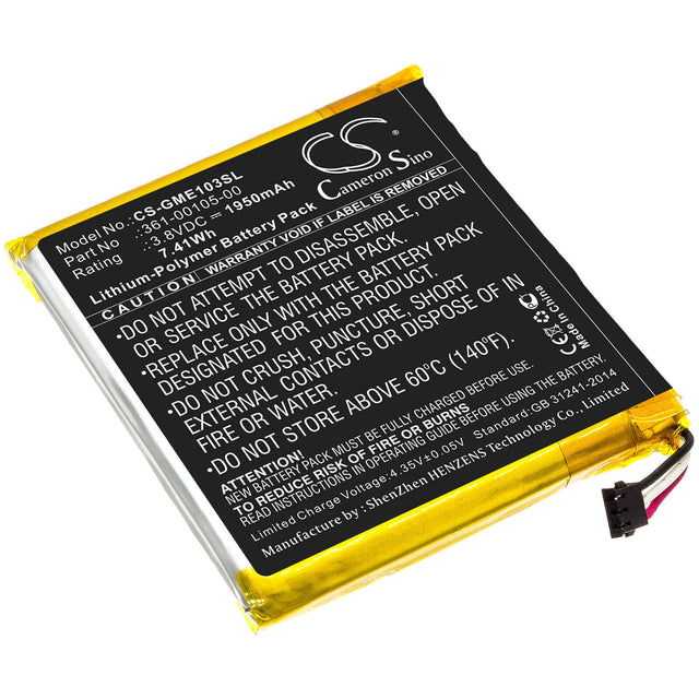 Battery For Garmin, Edge 1030 3.8v, 1950mah - 7.41wh GPS, Navigator Cameron Sino Technology Limited   