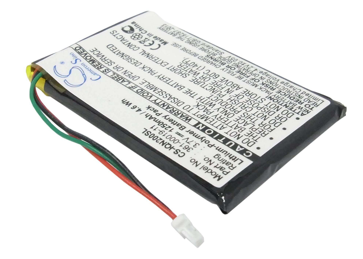 Battery For Garmin Edge 605, Edge 705, 3.7v, 1250mah - 4.63wh GPS, Navigator Cameron Sino Technology Limited   