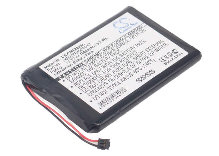 Battery For Garmin Edge 800, Edge 810, 3.7v, 1000mah - 3.70wh GPS, Navigator Cameron Sino Technology Limited   