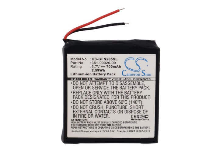 Battery For Garmin Forerunner 205, Forerunner 305, Forerunner 305i 3.7v, 700mah - 2.59wh GPS, Navigator Cameron Sino Technology Limited   