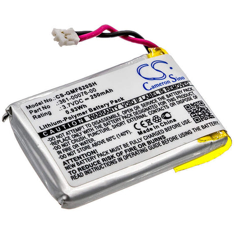 Battery For Garmin, Forerunner 620 3.7v, 250mah - 0.93wh Batteries for Electronics Cameron Sino Technology Limited   