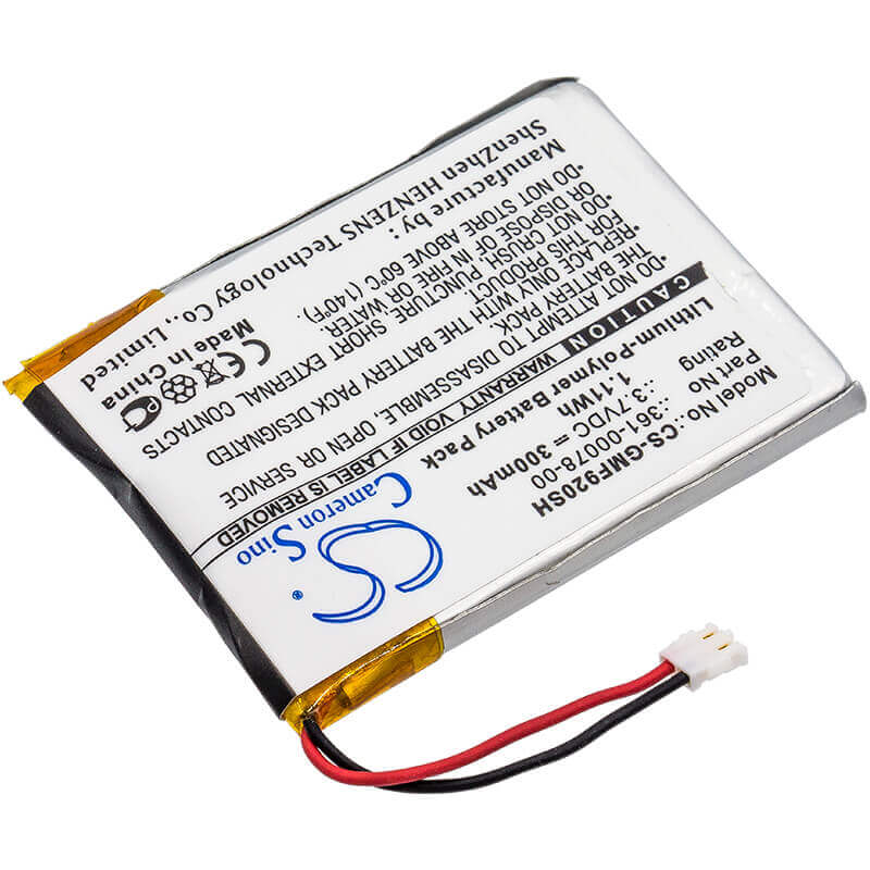 Battery For Garmin, Forerunner 920xt 3.7v, 300mah - 1.11wh Smartwatch Cameron Sino Technology Limited   