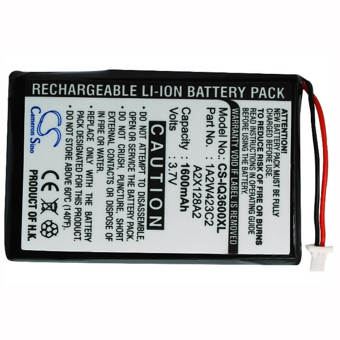 Battery For Garmin Ique 3200, Ique 3600, Ique 3600a 3.7v, 1600mah - 5.92wh GPS, Navigator Cameron Sino Technology Limited   