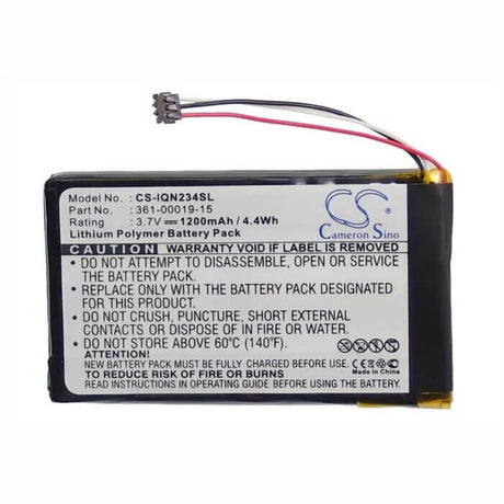 Battery For Garmin Nulink 2340, Nulink 2390, 3.7v, 1200mah - 4.44wh GPS, Navigator Cameron Sino Technology Limited   